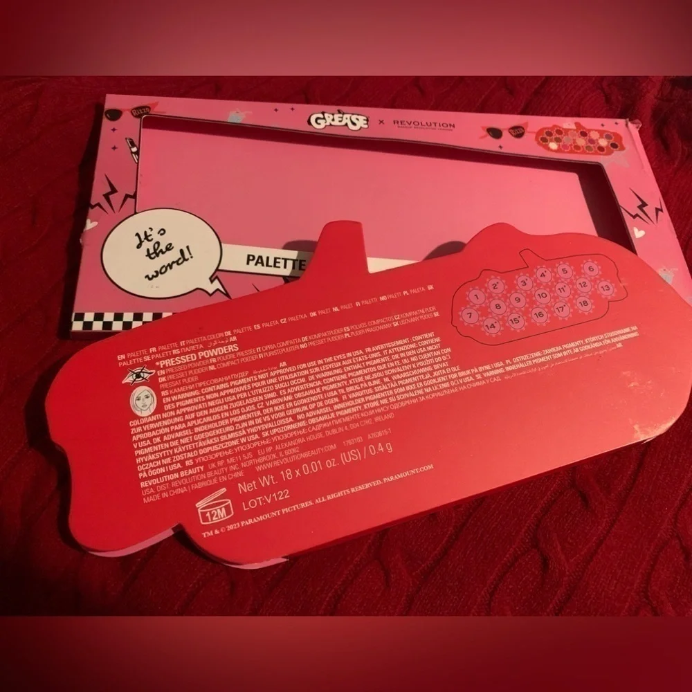 Rare Sold Out Grease Revolution London Makeup Pallet It’s the word! 18 eyeshadow - Picture 10 of 12